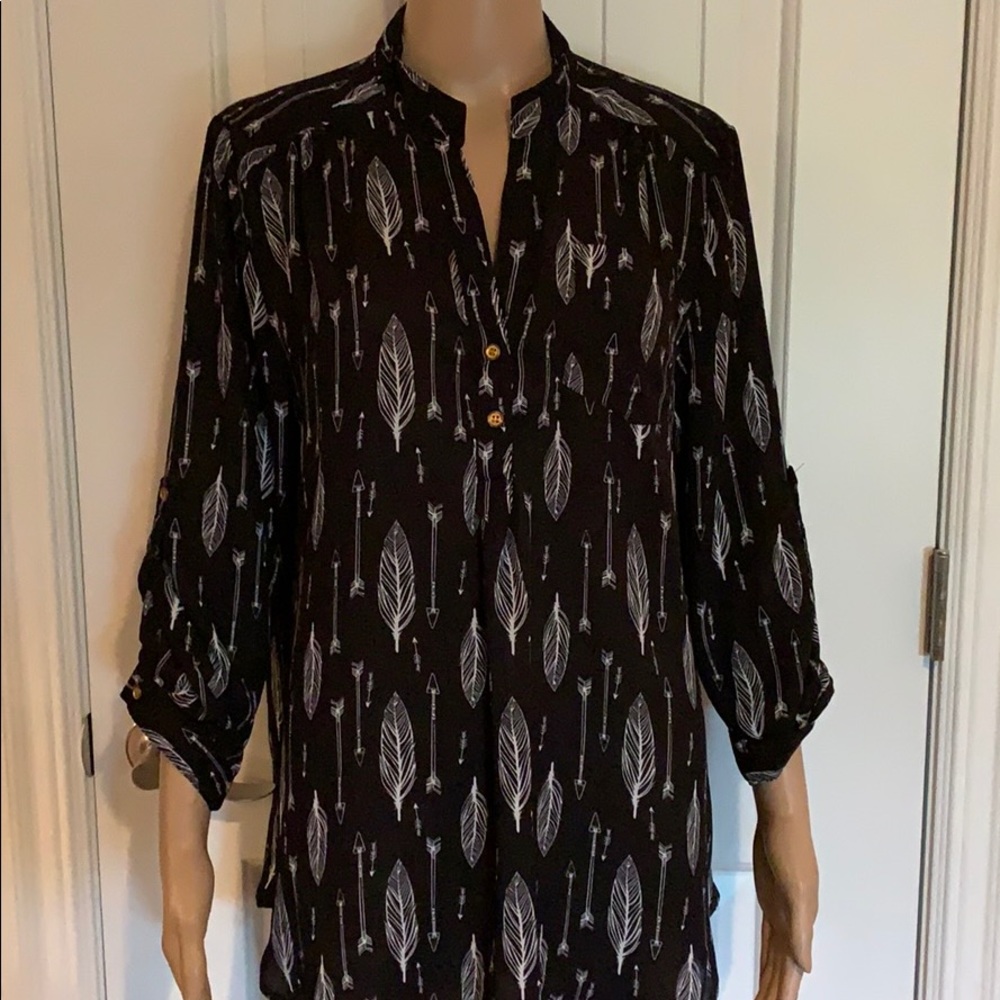 Black see-through wishful park shirt